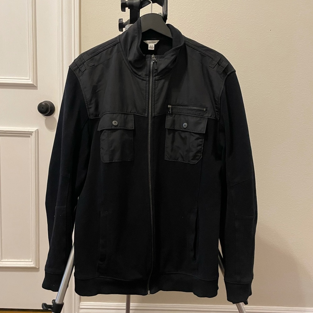 Men’s Calvin Klein Black Utility Jacket XL